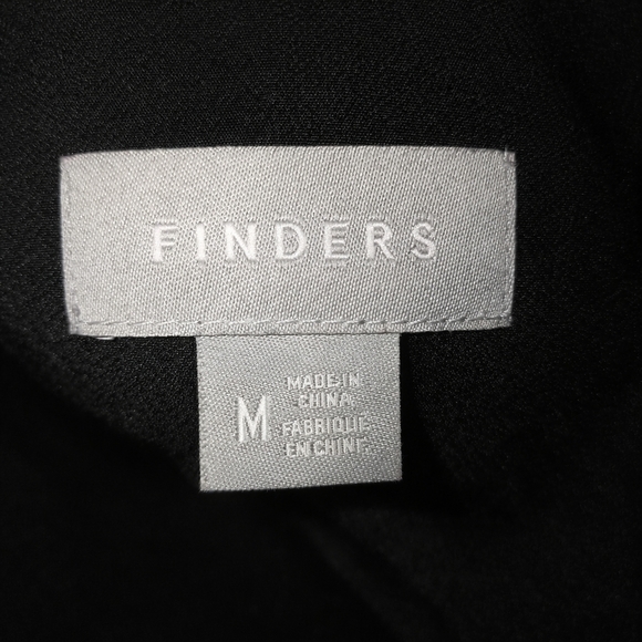 REVOLVE Finders Keepers Solar Black Halter Neck Backless Wide Leg Jumpsuit - Picture 6 of 9